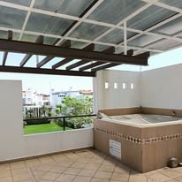 Interior iluminado de departamento en Morelos